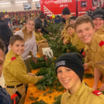 BFKDO Flachgau: Adventkranzbinden im Abschnitt 4