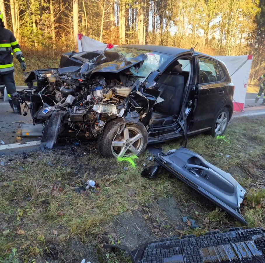 Verkehrsunfall fordert ein Menschenleben in Schamberg/Frauental