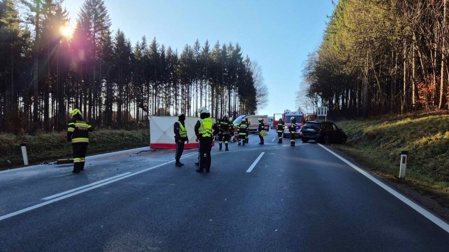 Verkehrsunfall fordert ein Menschenleben in Schamberg/Frauental