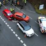 FF Pimpfing: Verkehrsunfall auf der AL514 mit 3 Fahrzeugen