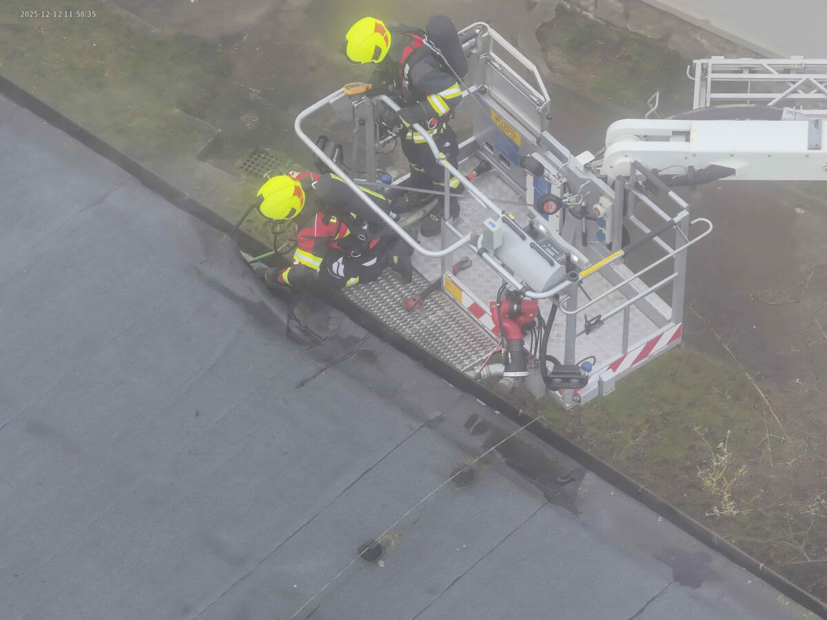 Brand in Textilverarbeitender Firma