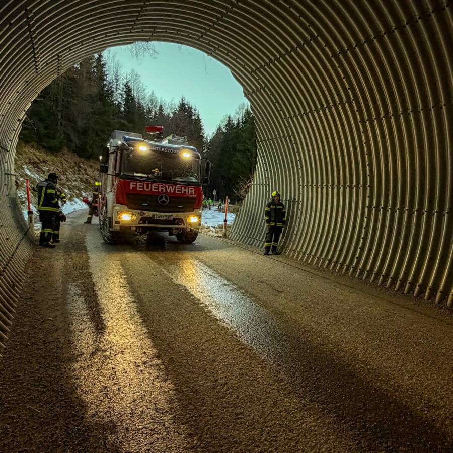 Verkehrsunfall auf der Höss-Bergstraße