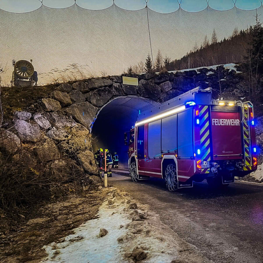 Verkehrsunfall auf der Höss-Bergstraße