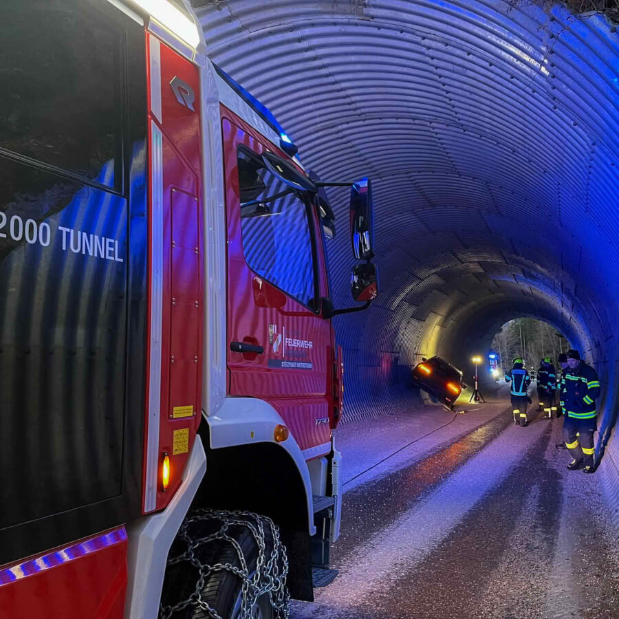 Verkehrsunfall auf der Höss-Bergstraße