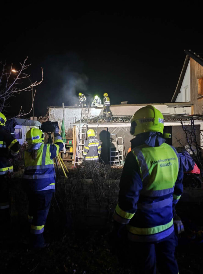 Brand im Stadtteil Lind