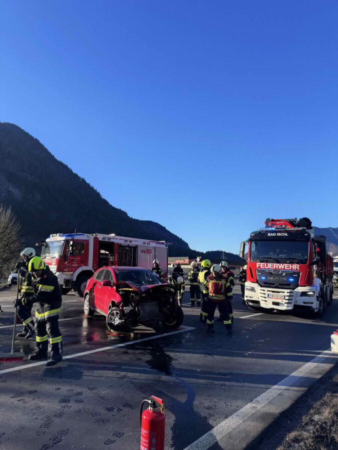Verkehrsunfall auf der B145