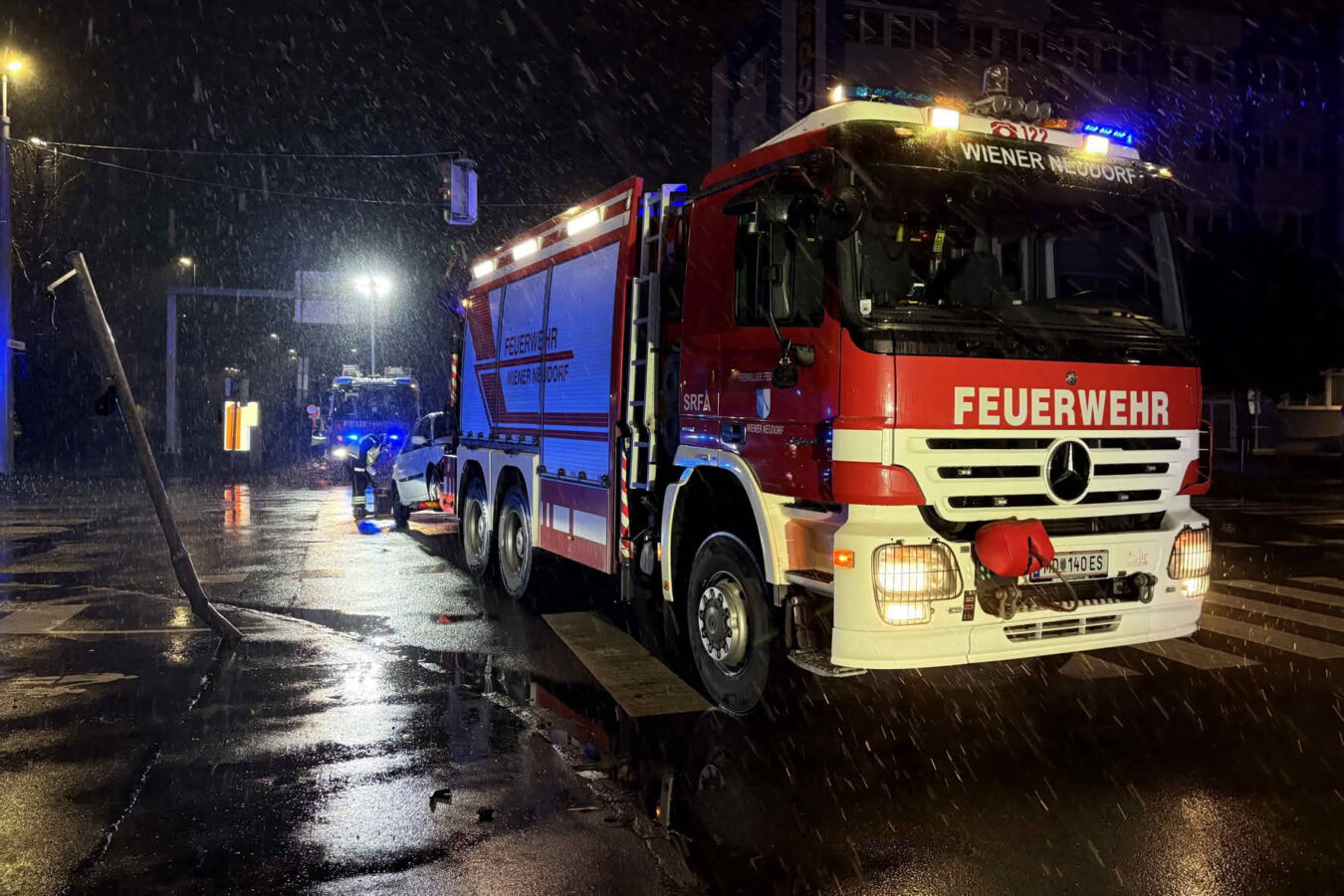 Verkehrsunfall im Industriezentrum 