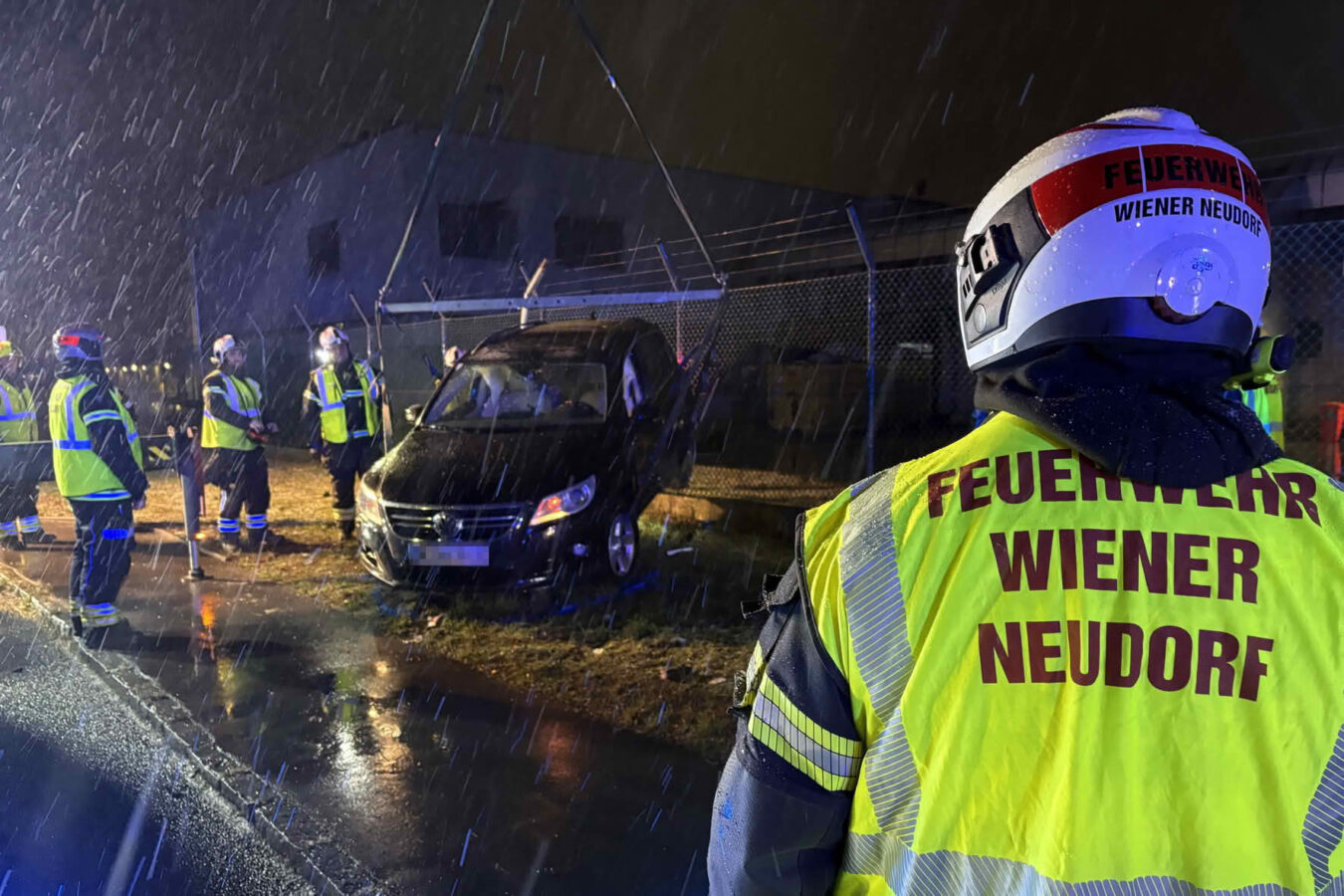 Verkehrsunfall im Industriezentrum 