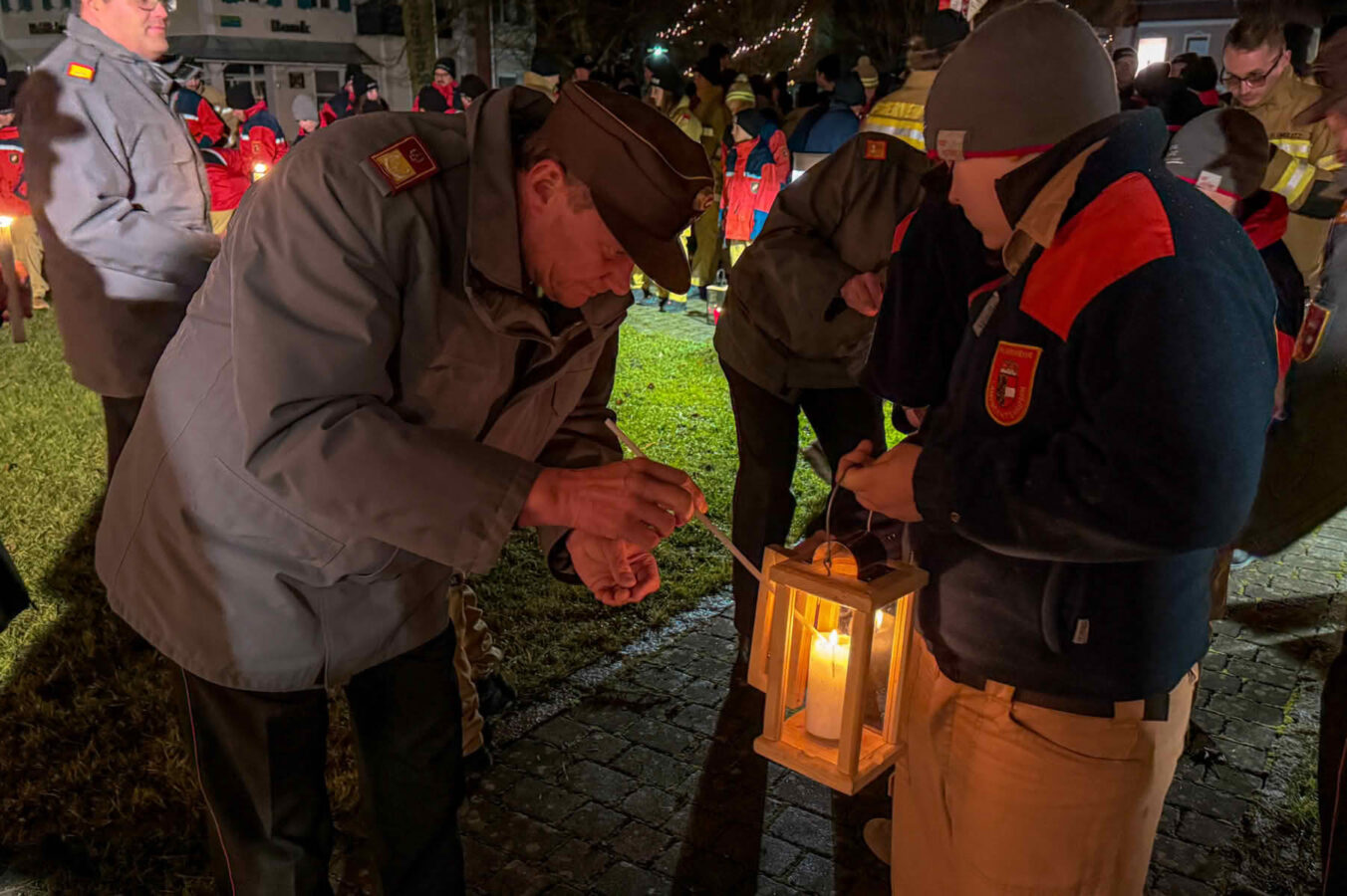 Friedenslichtübergabe