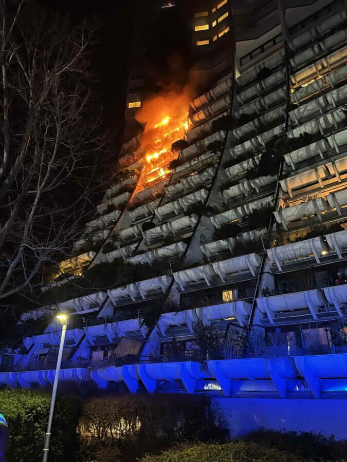 Brand im Wohnpark Alterlaa