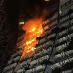 BF Wien: Zimmerbrand und mehrer Balkonbrände im Wohnpark Alterlaa