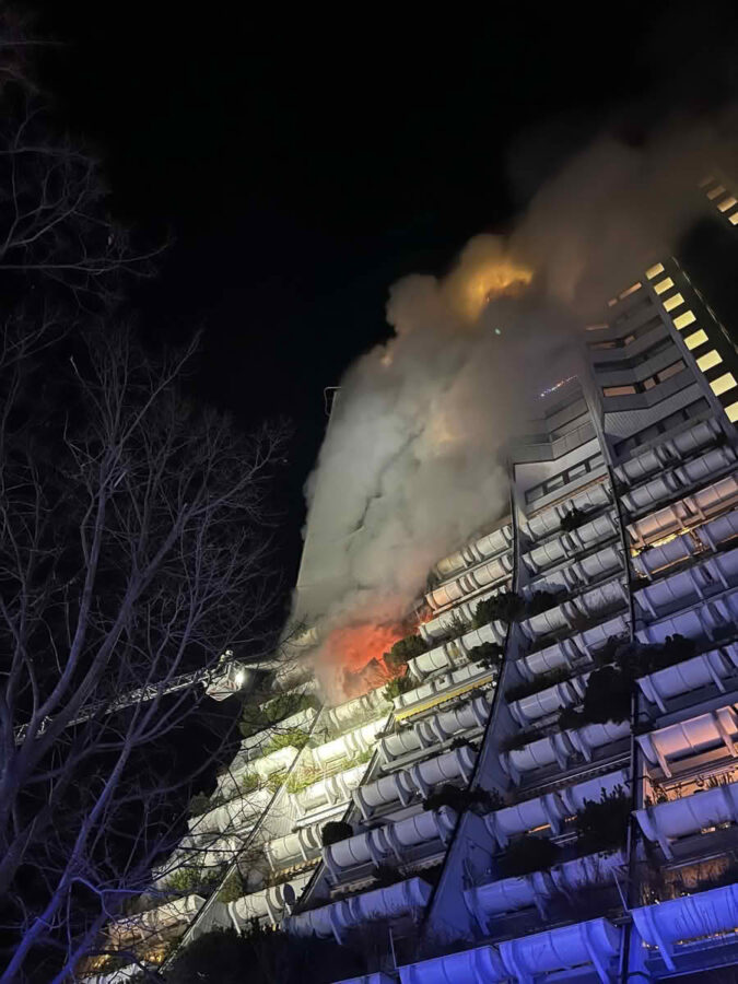 Brand im Wohnpark Alterlaa