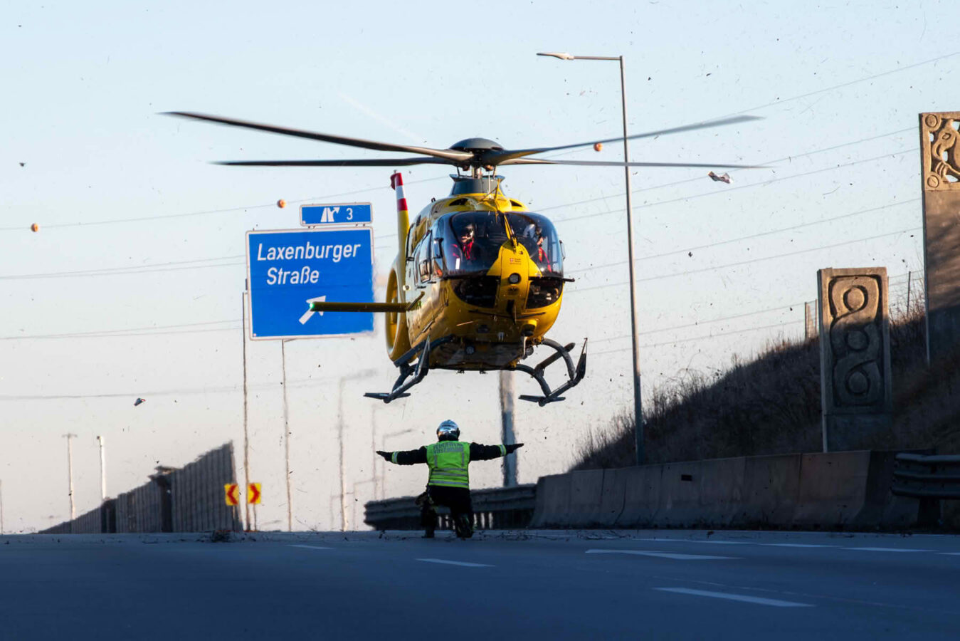Schwerer Verkehrsunfall auf der S1
