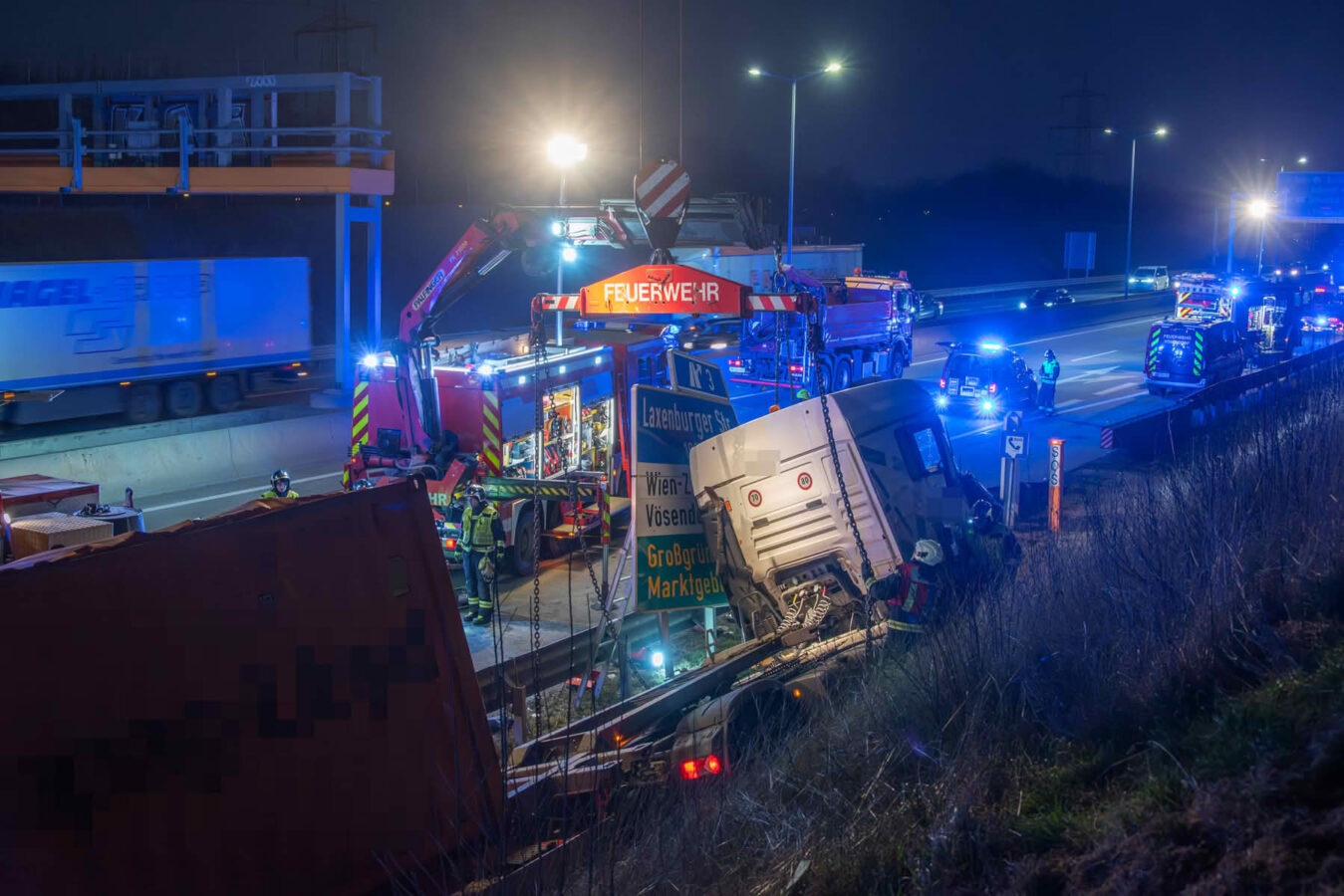 Schwerer Verkehrsunfall auf der S1