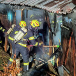FF Bad Goisern: Hütte in Vollbrand