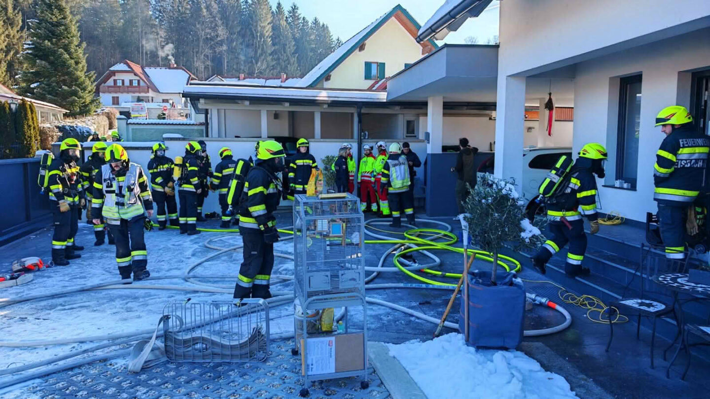 Zimmerbrand in Schirning