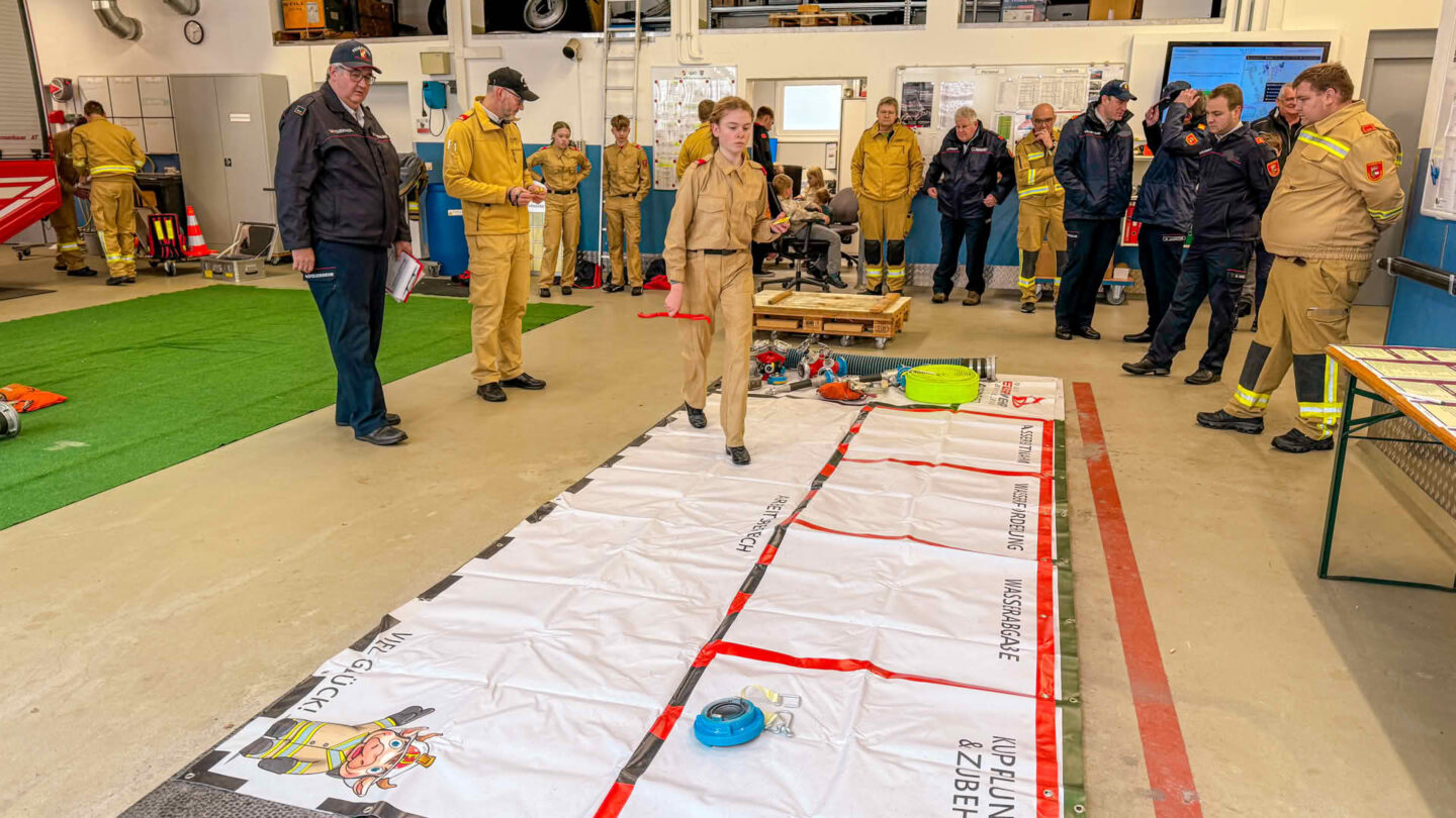Feuerwehrjugendleistungsabzeichen in Gold (FJLAG) bei der FJ Lamprechtshausen