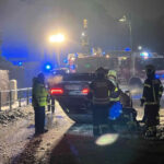 FF Ort im Innkreis: Personenrettung Verkehrsunfall PKW im Ortsgebiet St. Martin