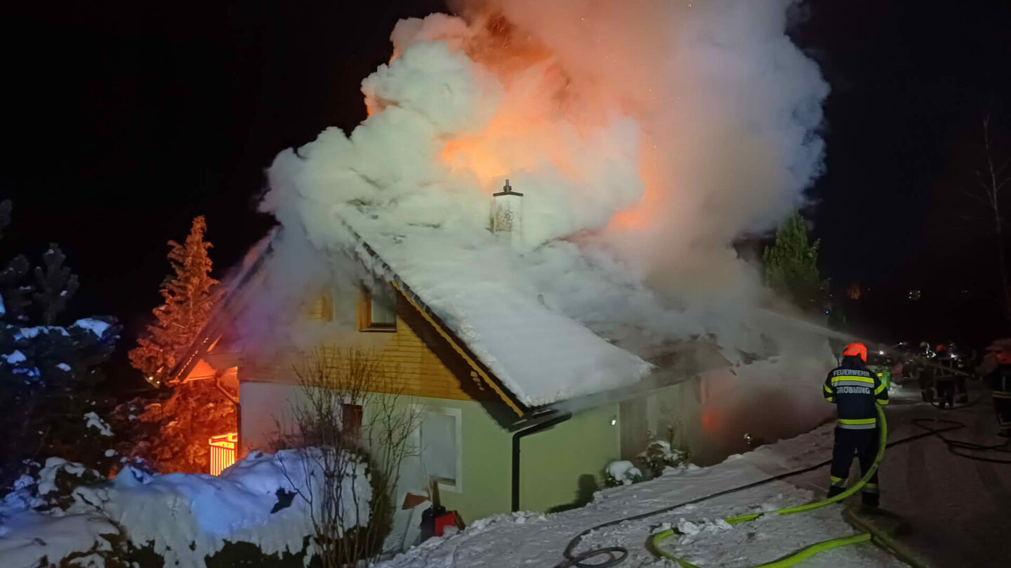 Wohnhausbrand in Gröbming