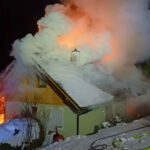 BFV Liezen: Wohnhausbrand in Gröbming fordert einen Verletzten