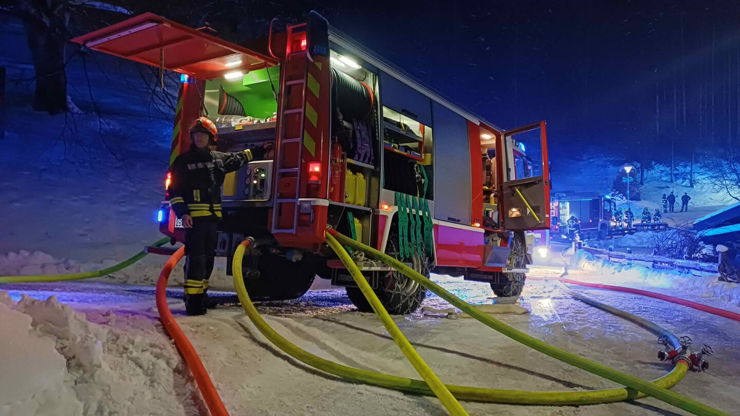 Wohnhausbrand in Gröbming