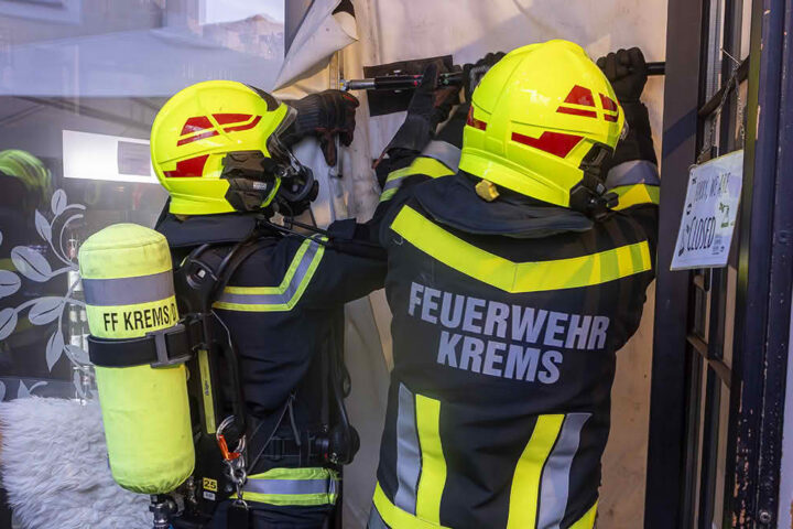 FF Krems: Brand in einem Kremser Kaffeehaus