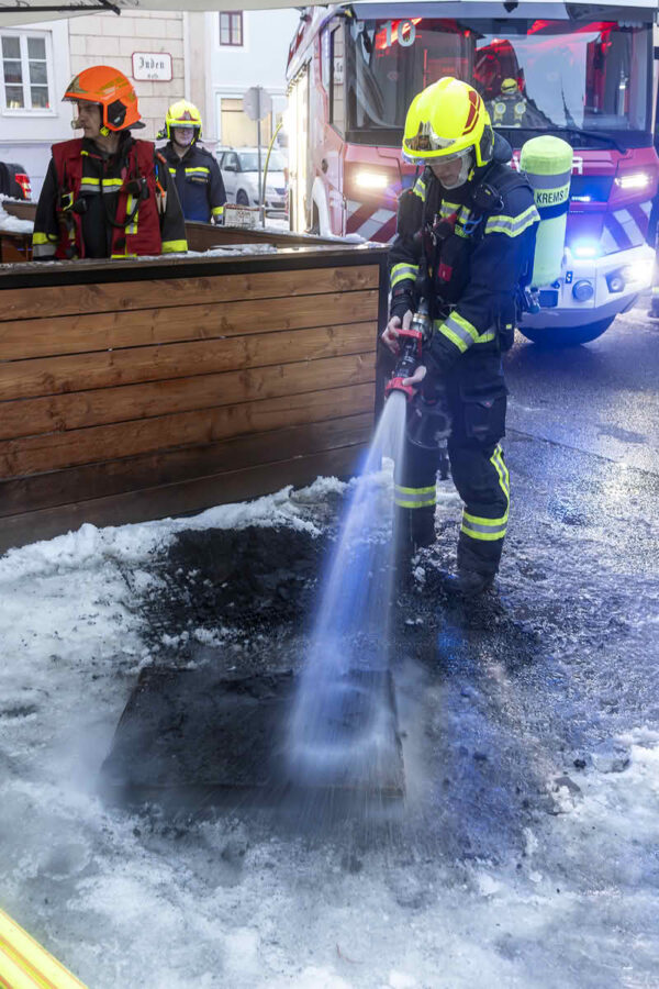 Brand in einem Kremser Kaffeehaus
