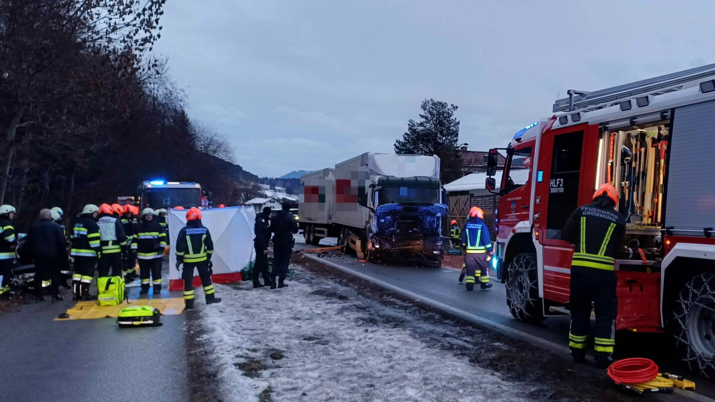 Tödlicher Verkehrsunfall auf Ennstalbundesstraße
