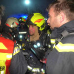 BFKDO Baden: Feuerwehr rettet Frau aus Brandwohnung