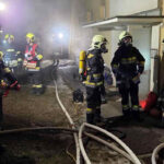 BFKDO Baden: Kellerbrand in Veitsau mit eingeschlossenen Personen
