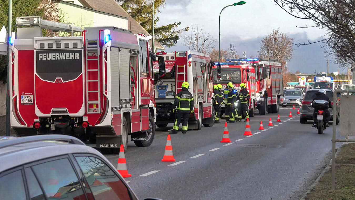 Brand im Dachbereich