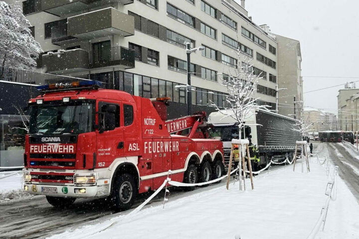 BF Wien: Einsätze aufgrund des Schneefalls