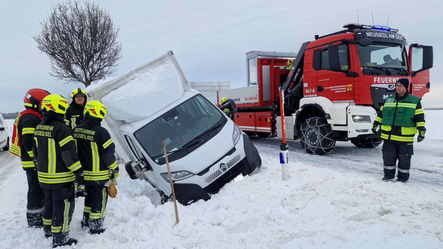 Schneebedingte Einsatzserie