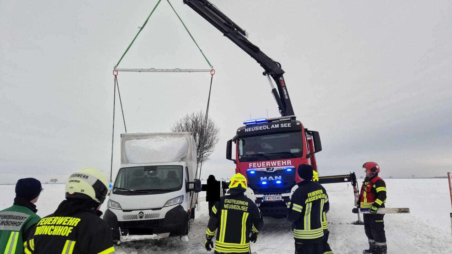 Schneebedingte Einsatzserie