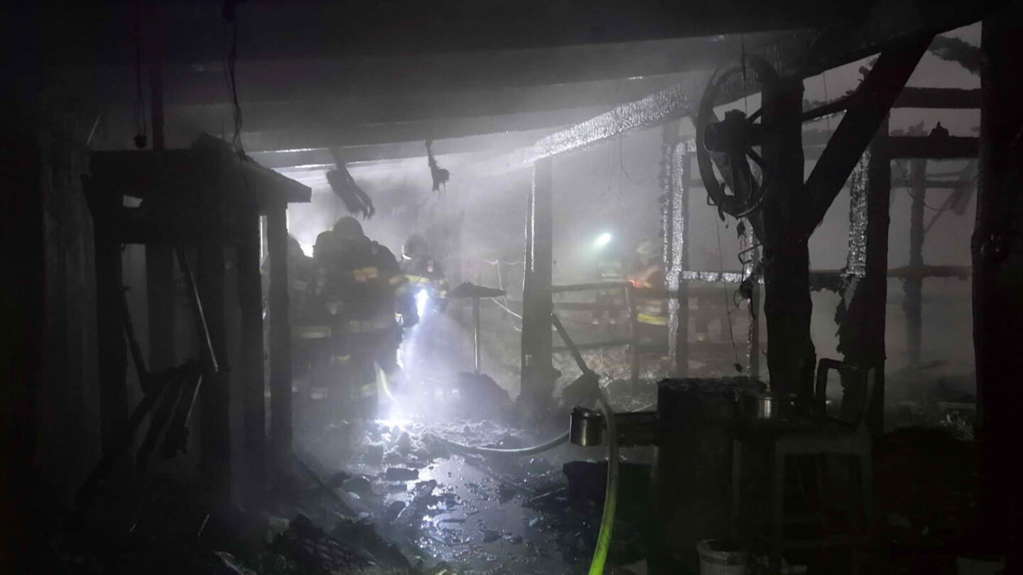 Wirtschaftsgebäudebrand in Aibl