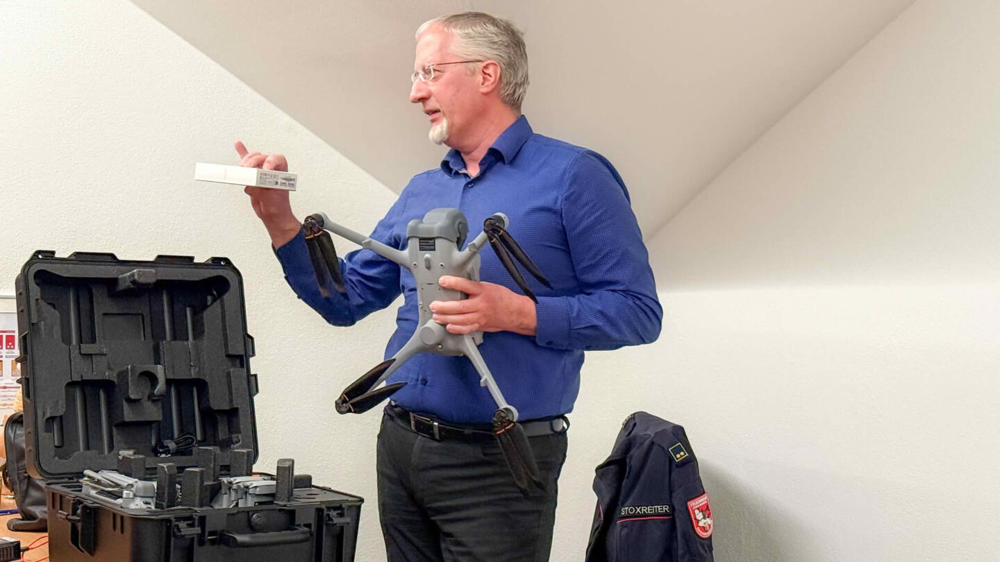 Länderübergreifender Erfahrungsaustausch von 16 Drohnengruppen