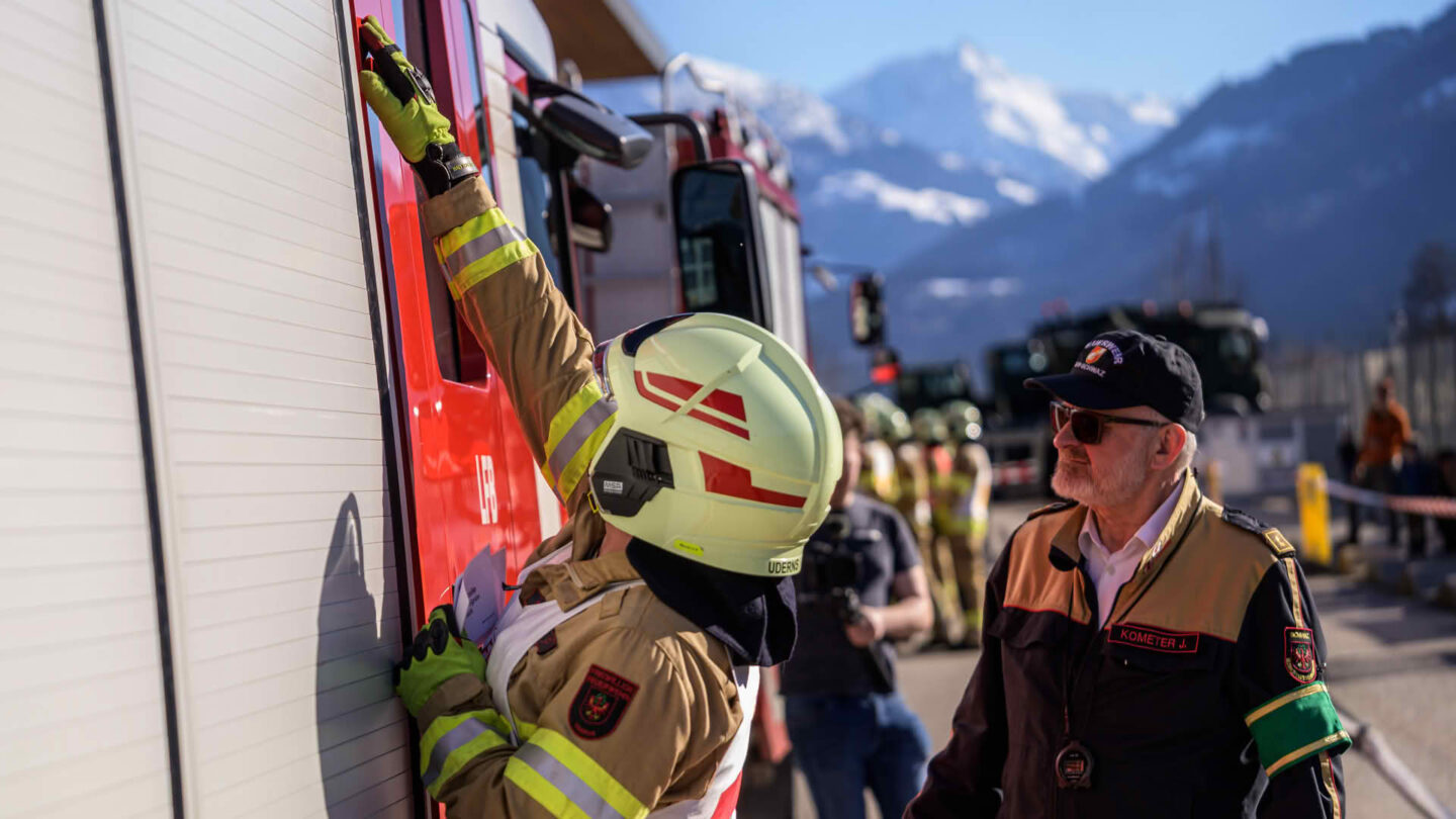 Technische Leistungsprüfung Form B Bronze der Feuerwehr Uderns