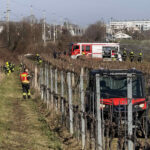 BFKDO Baden: Brand neben Südbahnstrecke fordert Einstellung des Bahnverkehrs