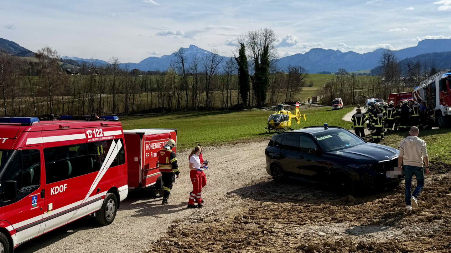 Personenrettung aus in Bau befindlicher Güllegrube