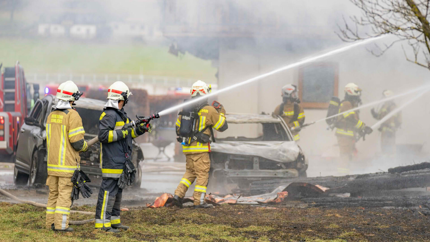 Großbrand in Strass