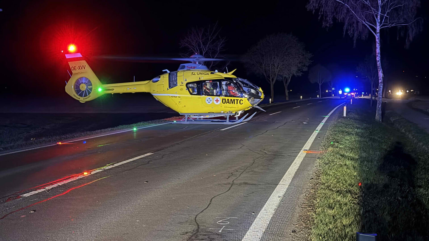 Schwerer Verkehrsunfall auf der B65