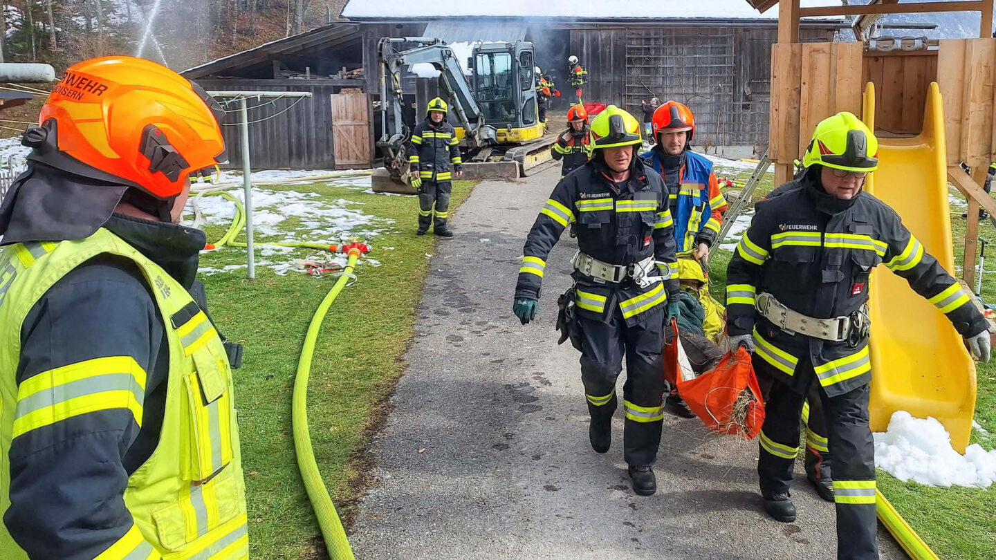 Große Feuerwehrübung