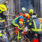 FF Bad Goisern: Große Feuerwehrübung