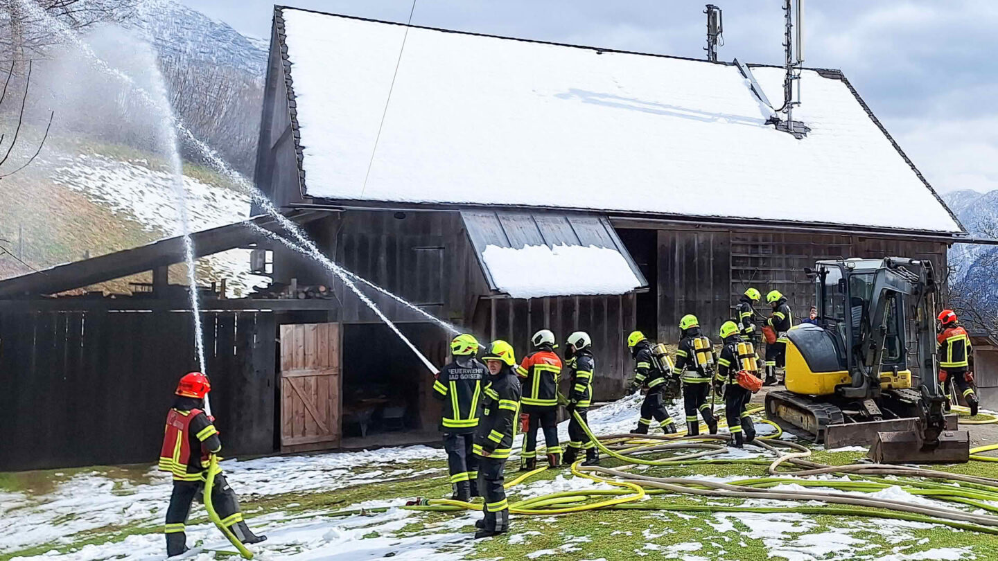 Große Feuerwehrübung