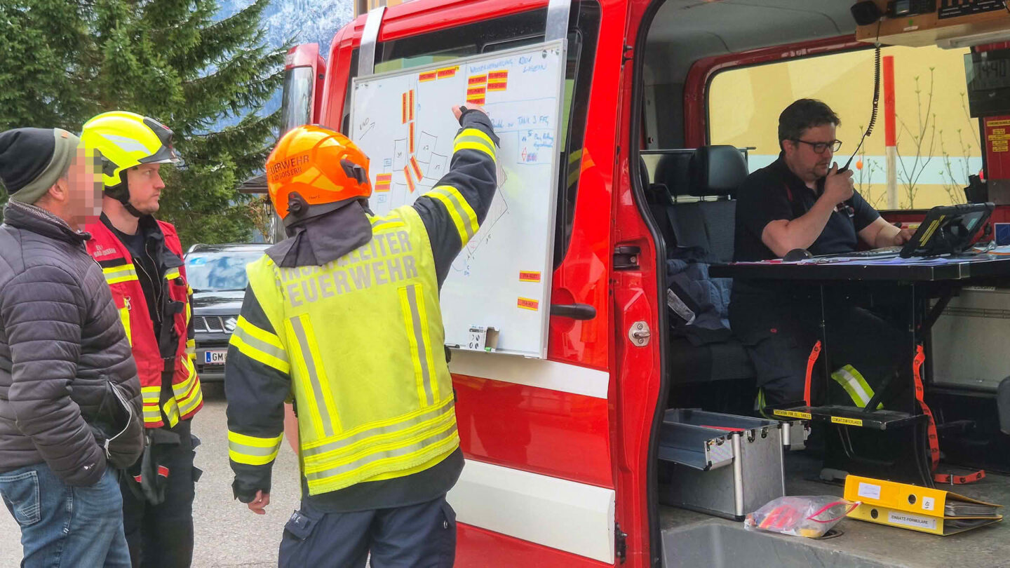 Große Feuerwehrübung