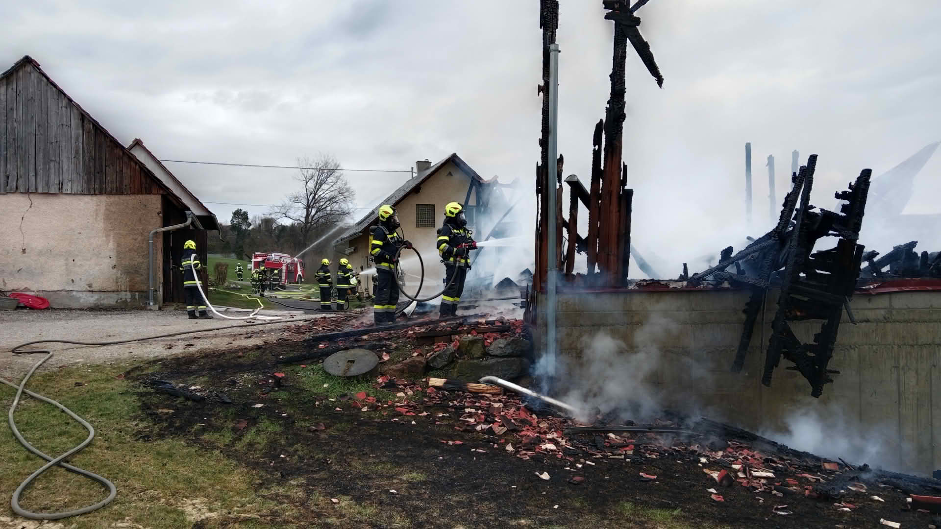 BFV Deutschlandsberg: WirtschaftsgebÀude niedergebrannt