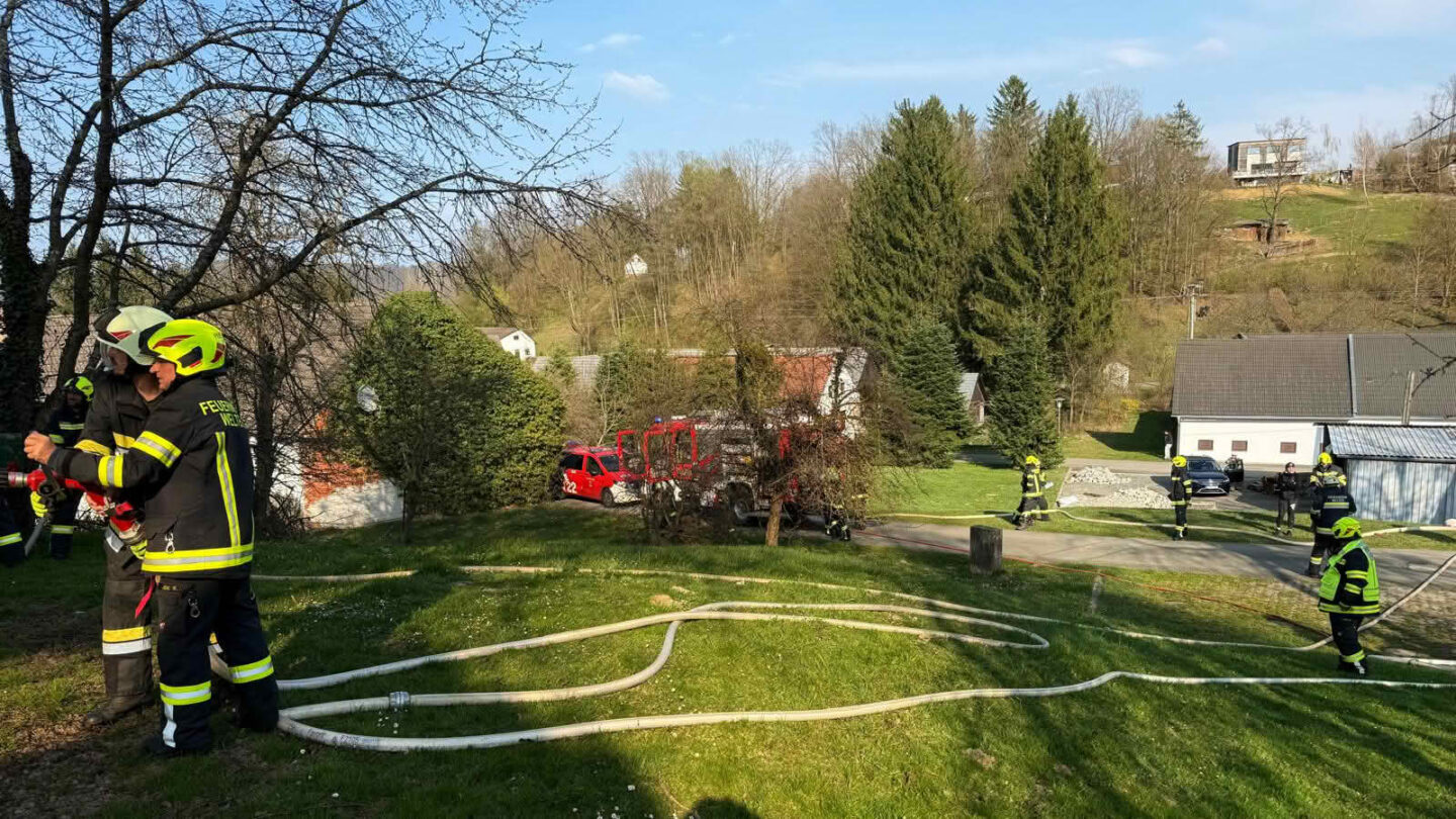 Brandeinsatz in Welten