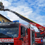BFK Waidhofen/Thaya: Feuerwehren verhindern Großbrand