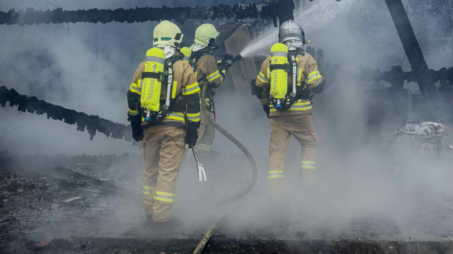 Brand eines Wirtschaftsgebäudes in Kaltenbach