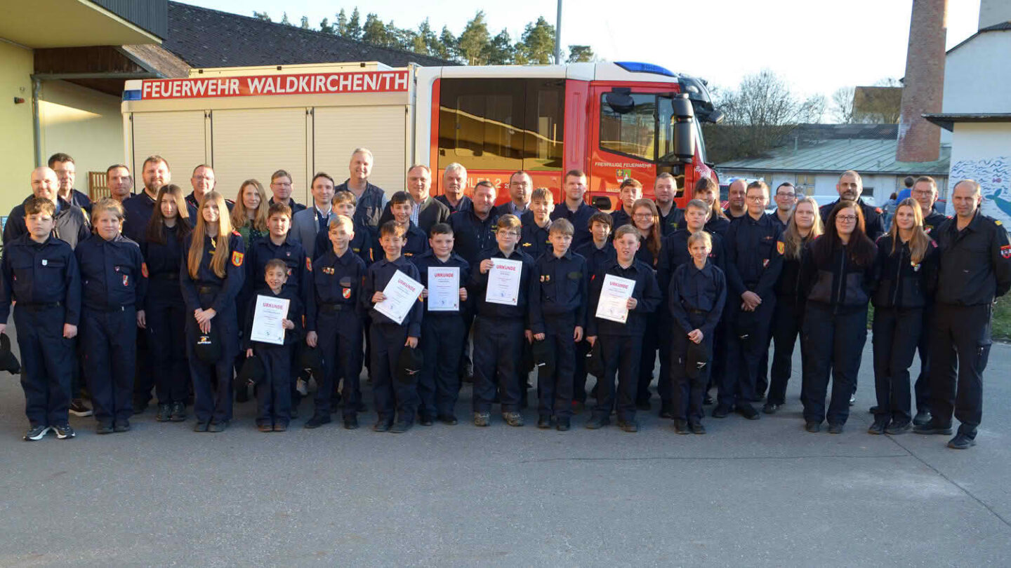 Hohes Wissen der Feuerwehrjugend